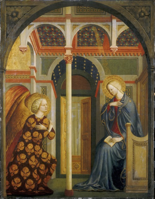 The Annunciation, Masolino, 1423-24