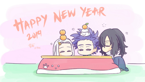 Happy New Year!! Have a tired family °˖✧◝(⁰▿⁰)◜✧˖°and I’m still sick, guess I have bee