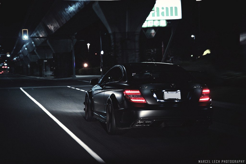 mercedes&ndash;amg:  automotivated:  City Monster: C63 AMG Black Series (by Marcel