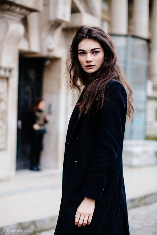 runwayandbeauty:Antonina Vasylchenko. Sparkling after Chanel.Source: fashionising