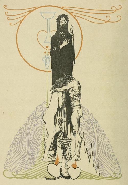 the-two-germanys: Prelude III.The Tale of Lohengrin, Knight of the Swan, after the drama by Richard WagnerThomas William RollestonIllus. by Willy  PogányNew York: T.Y. Crowell & Co., 1914. 