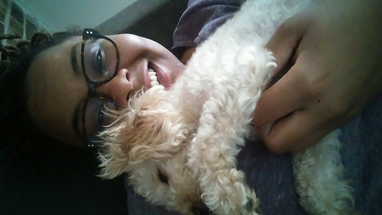 yourpunkassbookjockey:  He doesn’t understand personal space 🐩🌌  Definitely