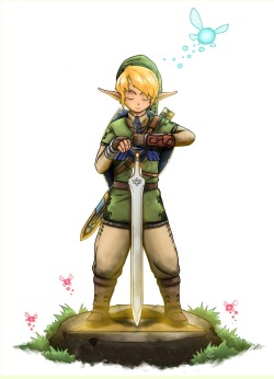 livinginthetwilight:  Source: http://javinine.deviantart.com/art/The-Legend-of-Zelda-Link-286166554