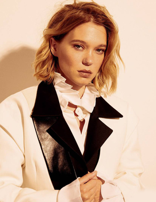 seydouxdaily:Léa Seydoux by David Roemer for Madame Figaro, 2nd November 2018.