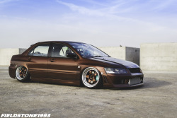 jdmlifestyle:  Rootbeer Evo VII from Japan! Photo By: FieldStone1993