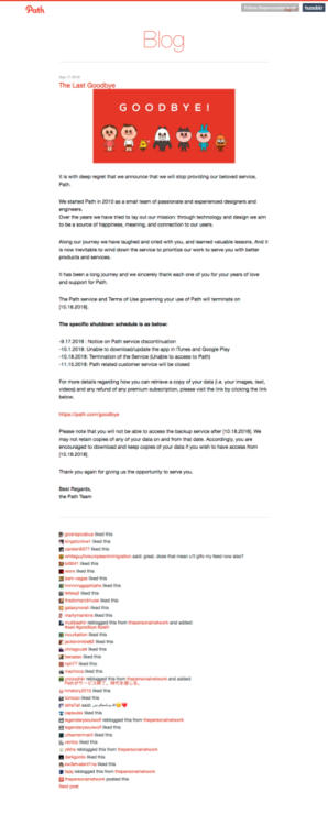 28 May 2015:…today we are announcing a definitive agreement under which Daum Kakao will acquire Path