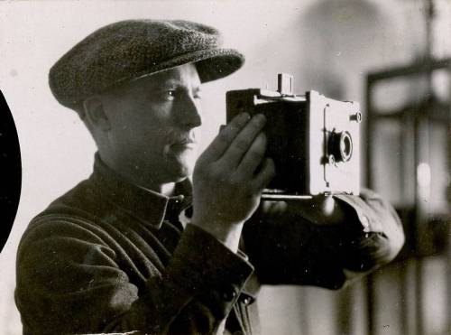 bellsandforks: Gustav Klutsis, self-portrait, 1924