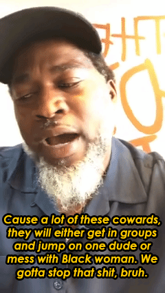 kill-samurai: nevaehtyler:   Rapper David Banner has brought to us another educational video. This time he’s urging all the Black men to protect Black women at all costs, because they fall victims to white supremacists’ attacks most frequently, especially
