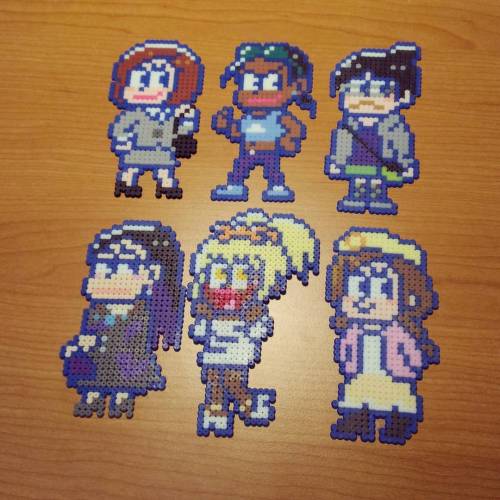 #perler #perlerbeads #osomatsusan #jyoshimatsu #joshimatsu #女子松さん #おそ松さん #handcraft