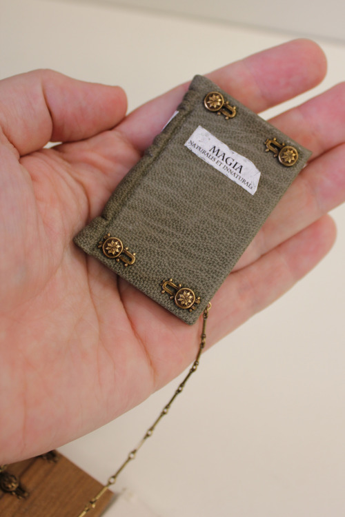 uispeccoll:Miniature Monday!Chained Alchemical Library by Pat Sweet from Bo Press Miniature Books.  