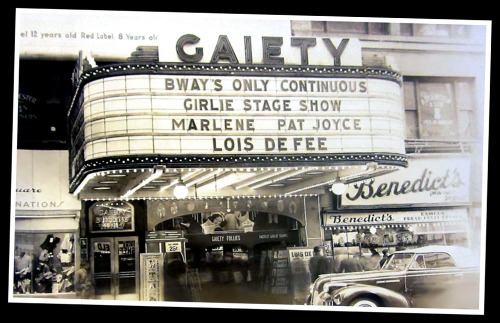 Porn Pics Vintage 40’s-era photo features the marquee