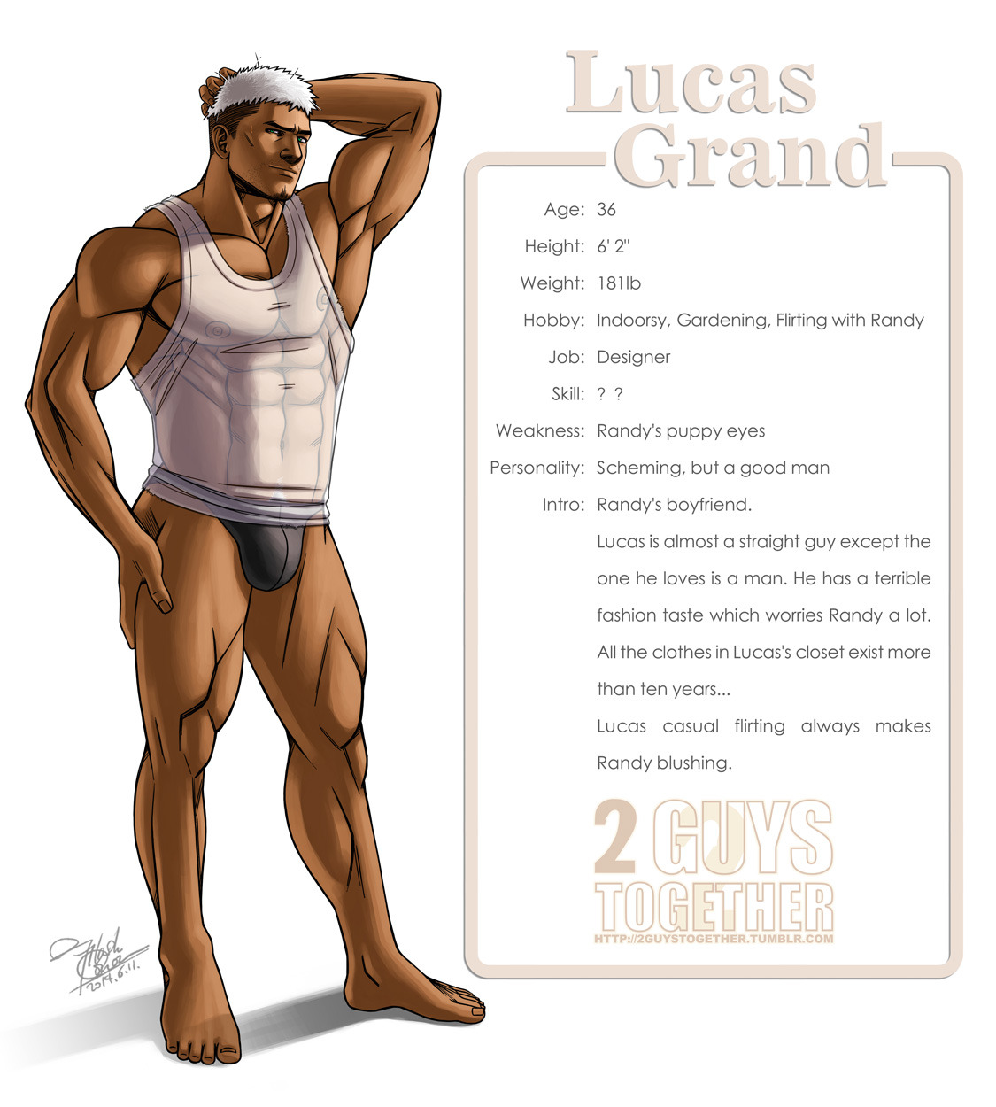 2guystogether:Character Design of “2 Guys Together” www