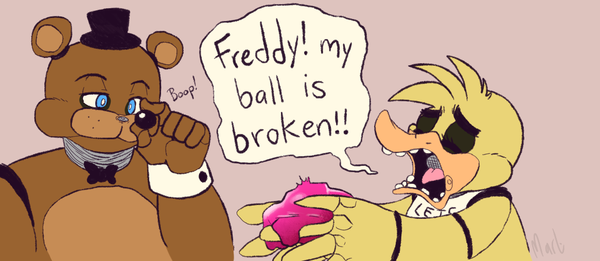 marl-pigface:  just Papa bear taking care of his kids idk I think Freddy is very