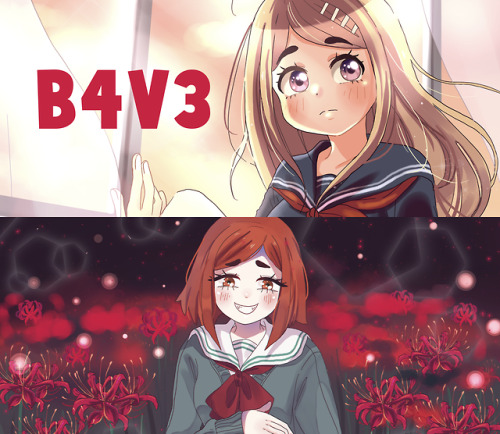 Preview of my pieces for B4V3 zine!! Thanks for letting me participate! Get your copy here: b4v3zine