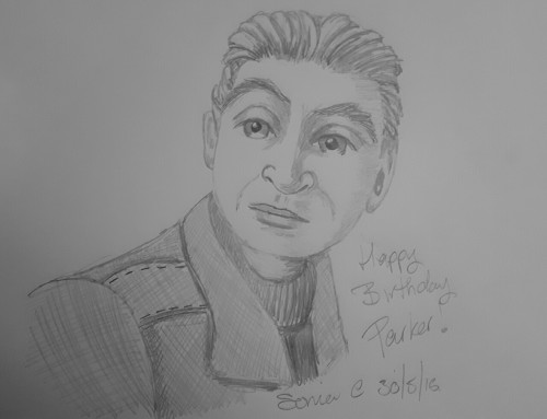 gumnut-logic: followthepaintbrush:Happy birthday Parker! A gorgeous Aloyius Parker :D Beautiful!!