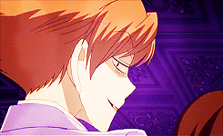 musicroomnumberthree:  ouran gif meme: kaoru hitachiin + chiaroscuro↳requested by shestoleatimelord 