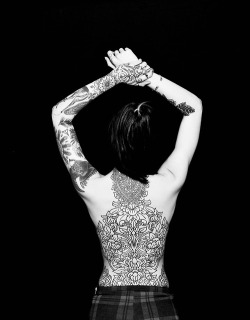 hannahpixiepixie:  Hannah Snowdon back tattoos