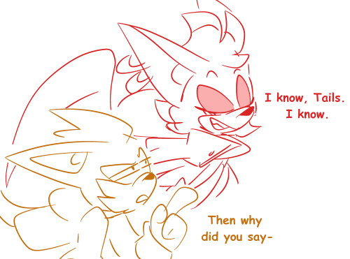 So Tails Can't Think Of A Catch Phrase To Save His Life But Rouge On The Other Hand Destroys Him With