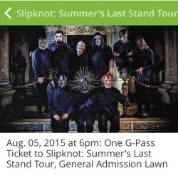 Purchased ✔️ Slipknot again with  @patronbarbie