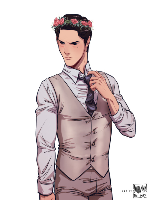 applesandbannas747:Seiji looks incredibly pretty in waistcoats and flower crowns and that’s a fact. 