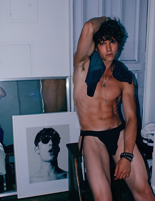 revorish:   Narcissus Musing  Leo Bruno by Joseph Lally and styled by  Matthew Ellenberger x Out Magazine 6/2015 