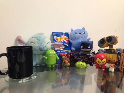 This is Jessica’s (our Content Acquisition and PR person) desk! Oh such happy desk mates! Who/