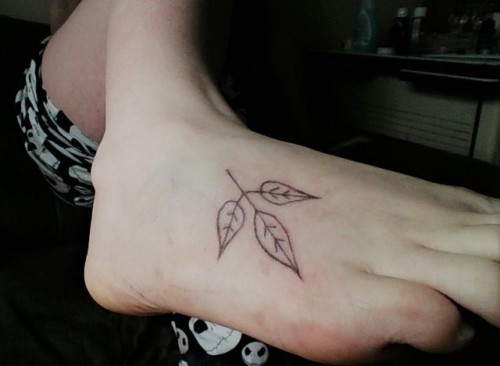 New Tattoo Because I’m not sick anymore and I can [EQUIPMENT]Needles: Pre-sterilized, single use, bl