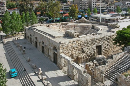 classicalmonuments: Odeon of Amman Philadelphia (Amman), Jordan 2nd century CE 500 seats Odeon (&ldq