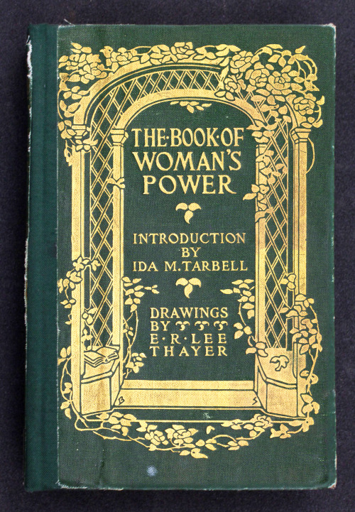 muspec: This 1911 edition of The Book of Woman’s Power is in a lovely publisher’s b