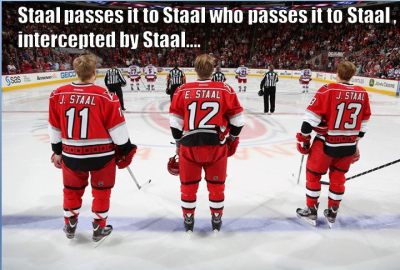 staal brothers nhl teams