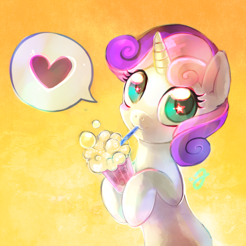 ow-my-heart:  Sweety Sweetie Belle by ErinLiona  <3!