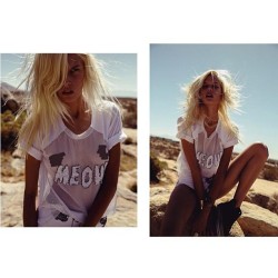 tials:  MEOW. Photo via @keslertran // available in black also on www.thisisalovesong.com 💛🎶 #thisisalovesong  (at HOME RUN MESH TOP)
