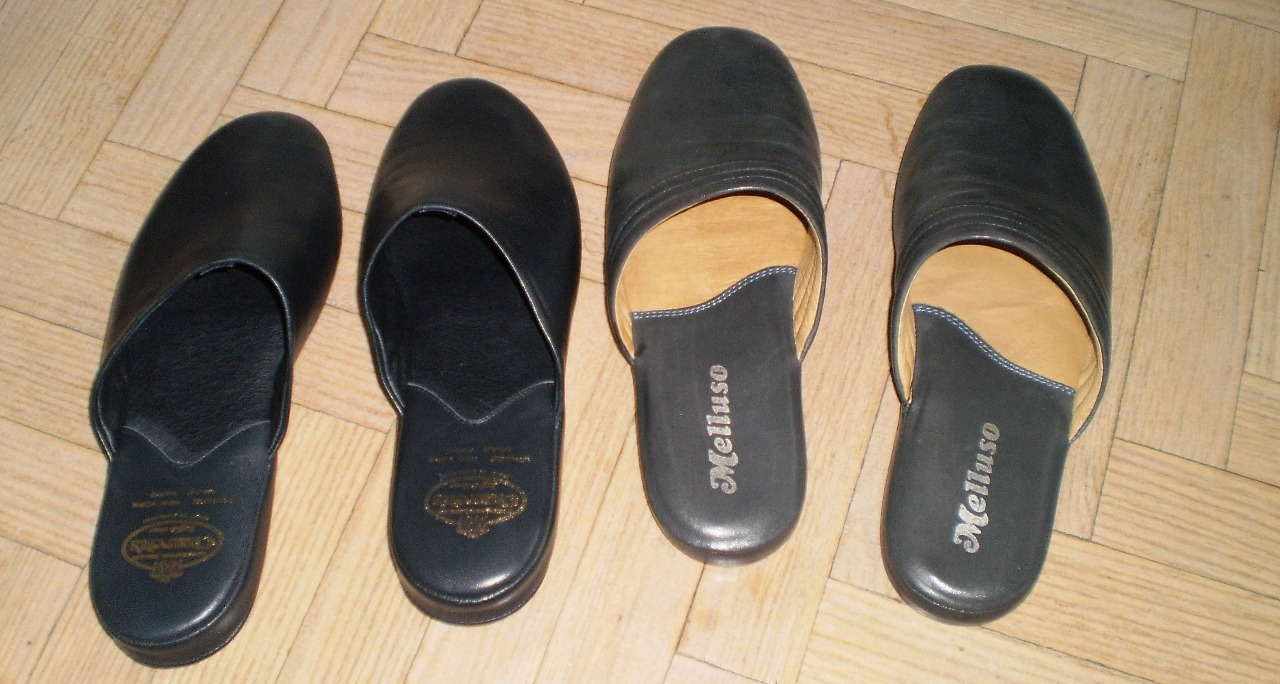 Church's and Melluso slippers