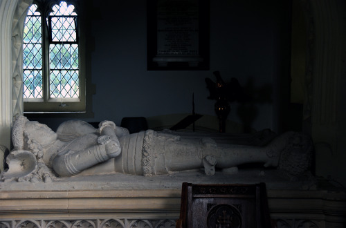 Tomb effigies of Sir Philip Thornbury and his wife Margaret, 1457