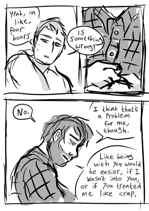 I wasn’t going to post this here, but it’s been so long since I drew a comic.