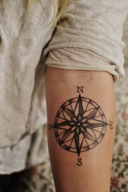 quotecompany:  STREPIK TEMPORARY COMPASS TATTOO 