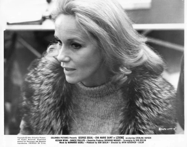 Eva Marie Saint in a lobby card photo for 