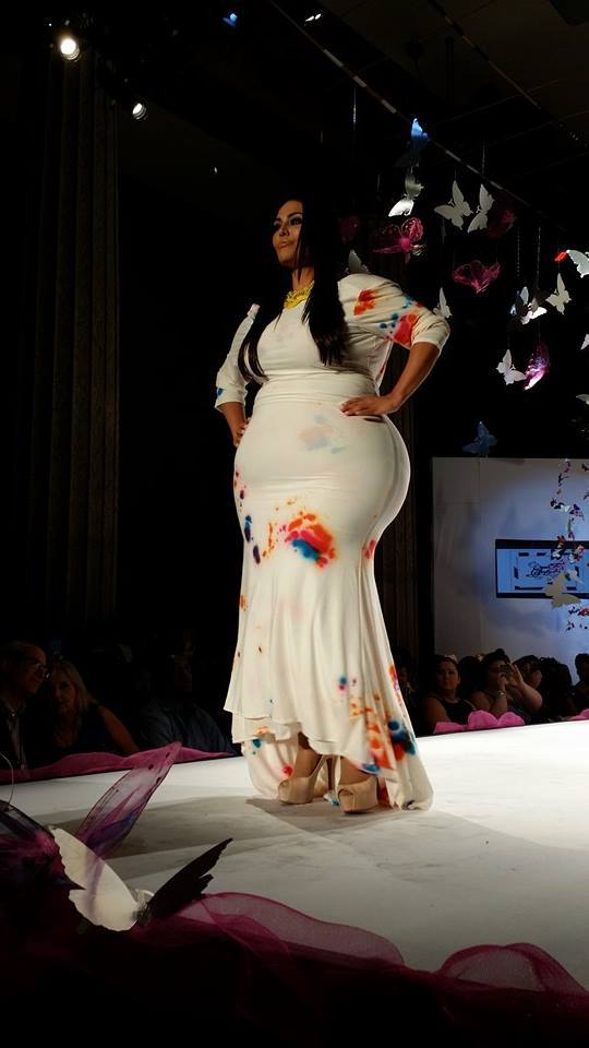 subtlefeeder:  planetofthickbeautifulwomen:  Rosie Mercado wearing Eyani Couture