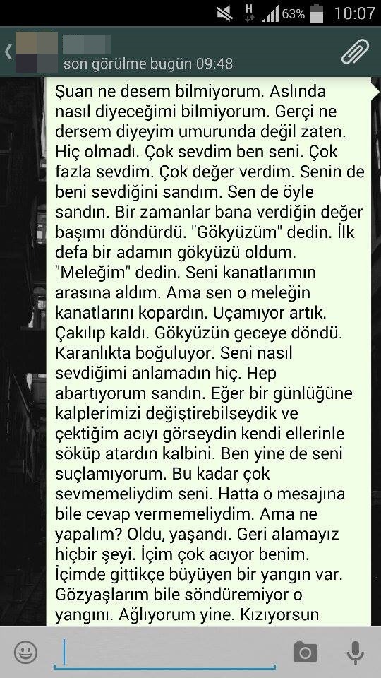 sarilsakgececek:  Bir elveda, bin yara. 