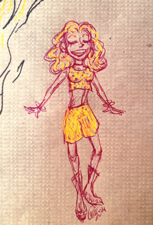 My Drawingsss Today In A Restaurant: