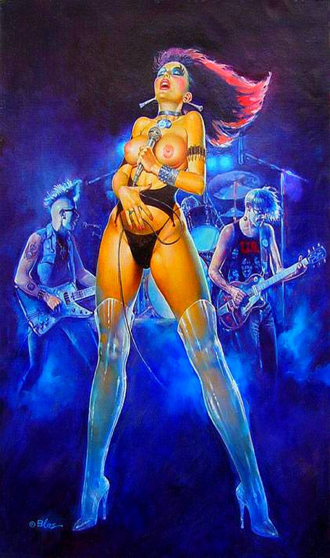 creamurjeans:  Rock Music 6 ~ Blas Gallego 
