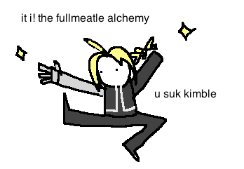 badly-drawn-anime: badly-drawn-anime:  badly-drawn-anime:  badly-drawn-anime:  badly-drawn-anime:  here come the kimble    here the kimble  here come the fullmeatle      