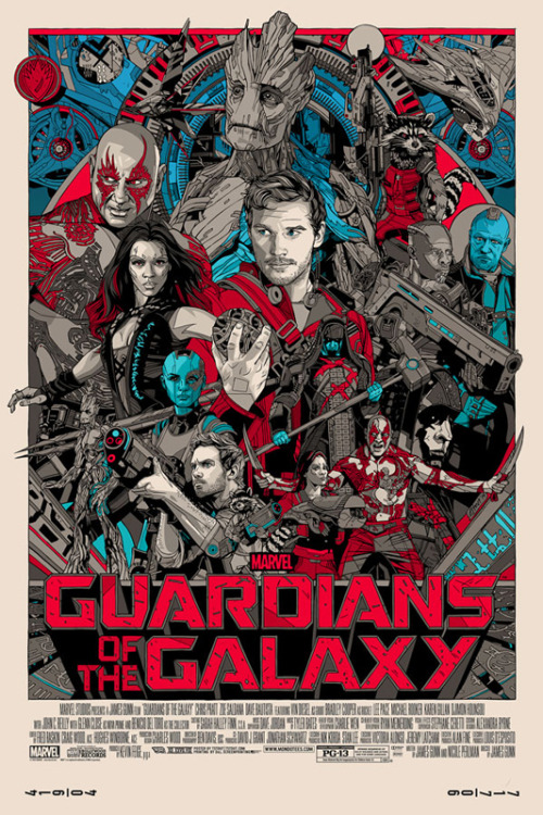 Vintage Guardians of the Galaxy posters 