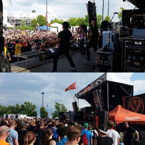 Packed in for #Periphery at #RockOnTheRange!