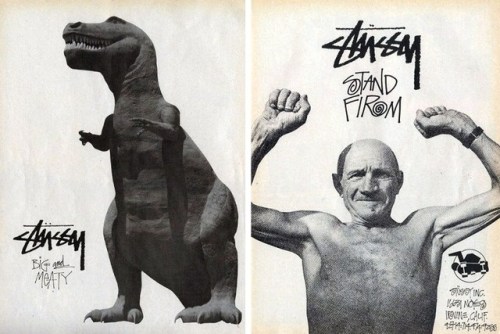 yodaprod:  Vintage Stüssy Ads in the 80′s & 90′s