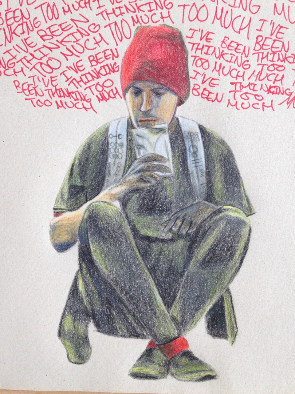 mildanxiety-atthedisco:  I’ve been thinking too much. Help me.This took MANY HOURS
