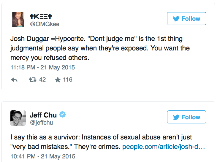 micdotcom:  15 tweets that expose the hypocrisy of conservative child molester Josh