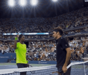 myregularface:  Misc. Federer GIFs from throughout the win over Monfils tonight. What a match it was.