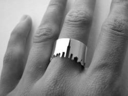 skyscraper:  City ring, sadly no longer available on etsy :( via agnesebba