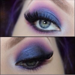 sugarpillcosmetics:  Sultriest eyes by @dixiewolff created with #sugarpill Poison Plum and Lumi eyeshadows! 💜